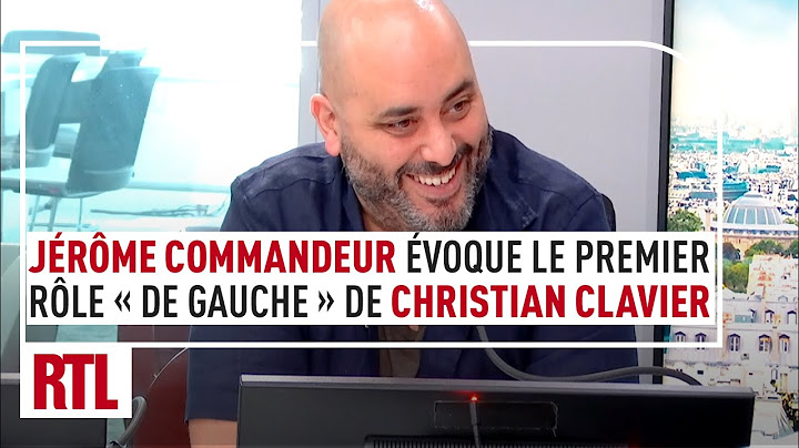 Jérôme Commandeur discusses Christian Clavier's first "left-wing" role