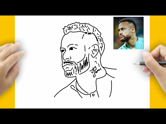 Neymar Junior Ballpoint Pen Drawing :: Behance