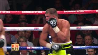 Billy Joe Saunders outclasses Spike O'Sullivan in July 2013