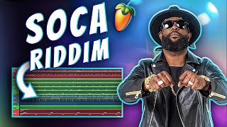 SIMPLE WAY To Make SOCA Beats in 2 MINS | FL Studio 21 Tutorial