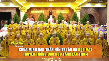 TP.HCM: Chùa Minh Đạo thắp nến tri ân và họp mặt truyền thống cựu học Tăng