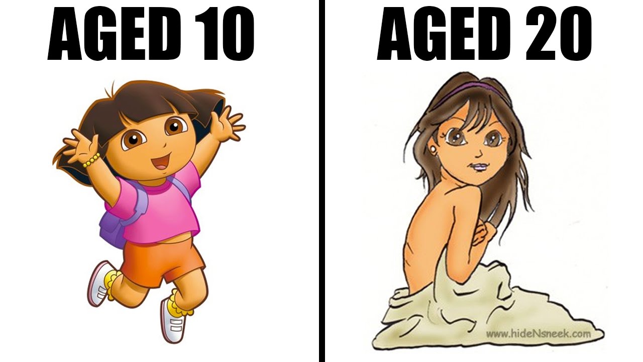 10 KIDS Cartoon Characters Reimagined 10 YEARS LATER! - YouTube