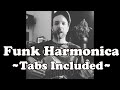 Harmonica funk groove  james brown  cold sweat  how to play  tabs