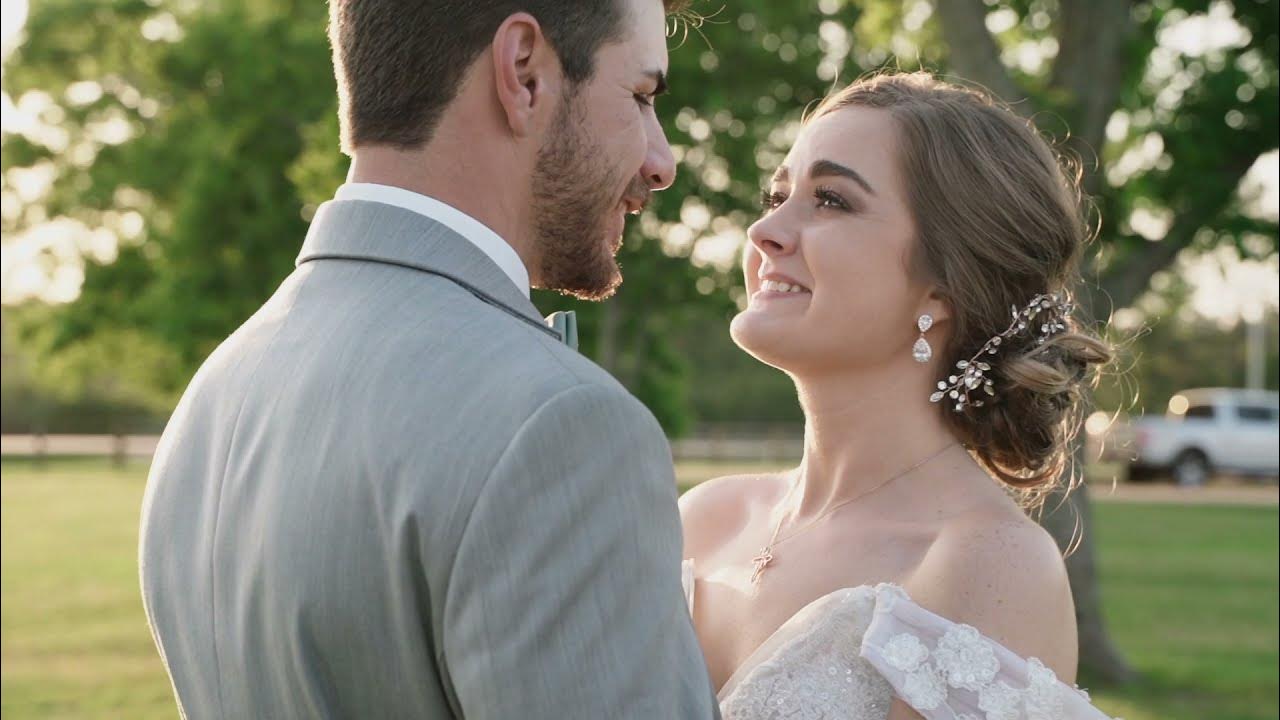 Kristy + Garret's wedding day The Camellia Barn Perkinston, MS