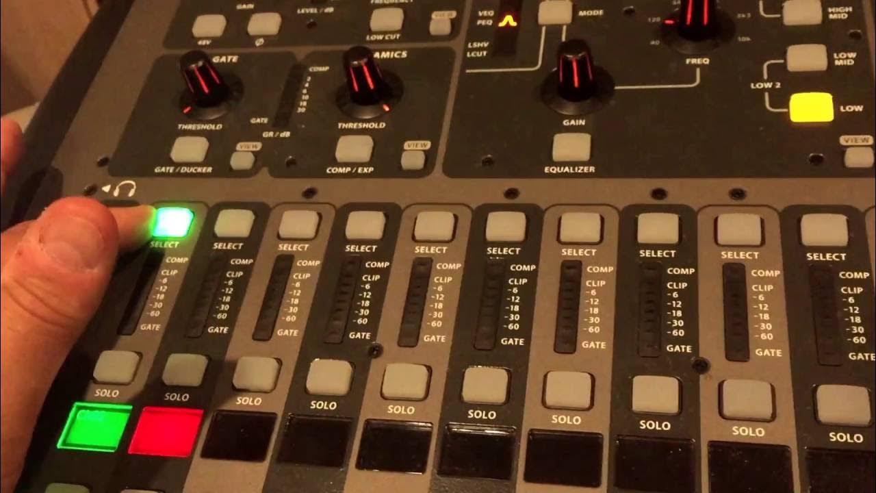 24 Behringer X32 VIDEO 160705 Changing a Bus Send from Pre to