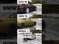Stability Test BMW VS HONDA VS AUDI 🔥