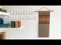 Geometric MACRAME WALL HANGING | Tutorial for the vertical double half hitch pattern