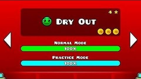 Geometry Dash | (Level 4) | Dry Out (Normal) | ALL COINS