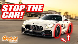 RACHEL&#39;S AMG GTS WHEELS ALMOST FALL OFF + PAGANI&#39;S 1ST ISSUE! *SAVAGE RALLY&#39;S BACK*