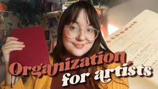 ORGANIZATION FOR ARTISTS ✿ How I plan my week as a full time creative!