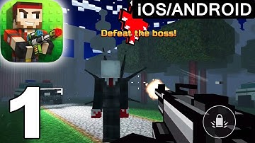 PIXEL GUN 3D - Campaign: Pixelated World - Gameplay Part 1 (iOS Android)