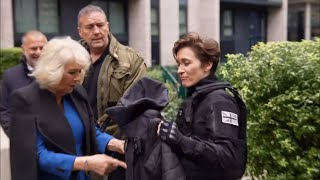 Queen Camilla went behind the scenes of the popular TV drama Trigger Point (UK) 27/Mar/2025