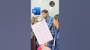 How to create OMR sheet in MS Word | How to create OMR Sheet in MS Word