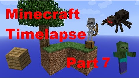 Mob Farm!! - Minecraft - Timelapse - Skyblock - Part 7