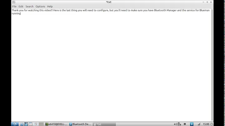 Lubuntu 15.10 Bluetooth Pairing Tutorial