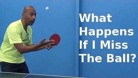 Missing the Ball When Serving | Table Tennis | PingSkills