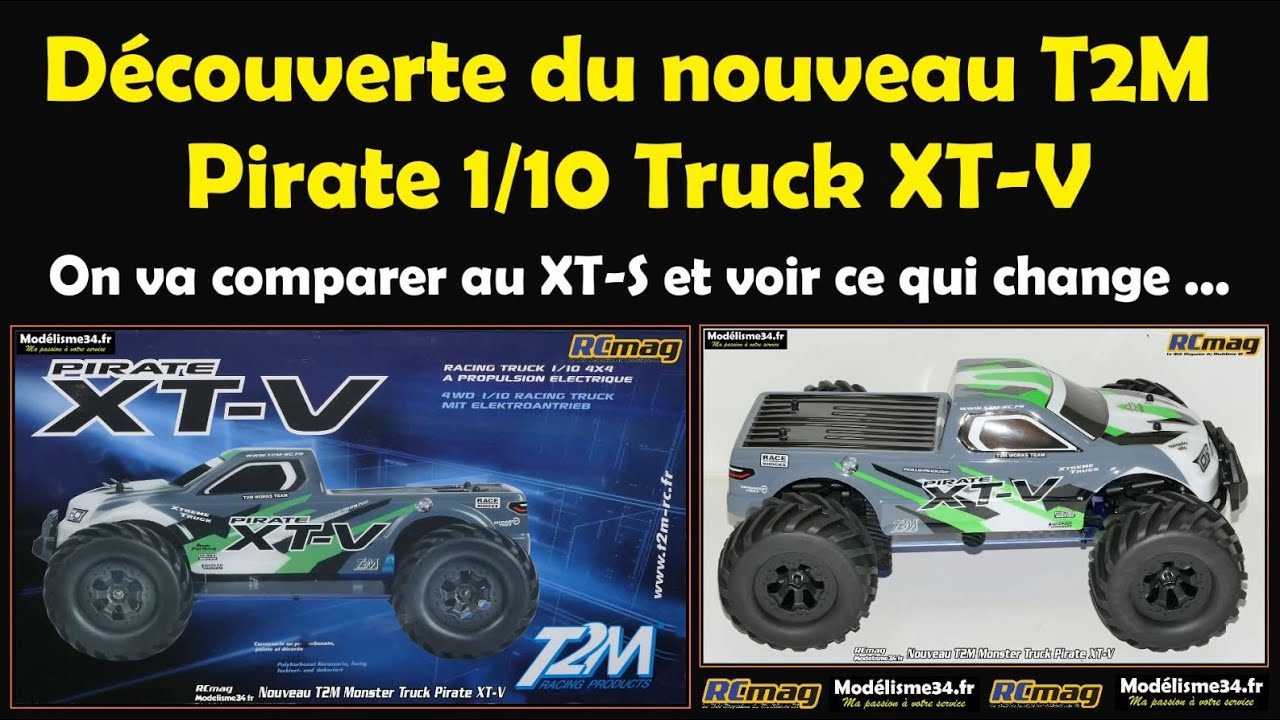 Racing truck T2M PIRATE XTR 1/10 4WD 2,4Ghz RTR BRUSHLESS T4907B