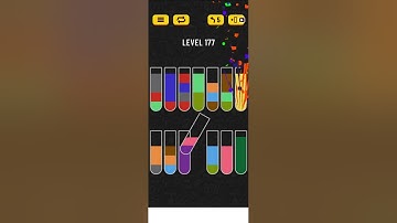 Water sort puzzle level 177