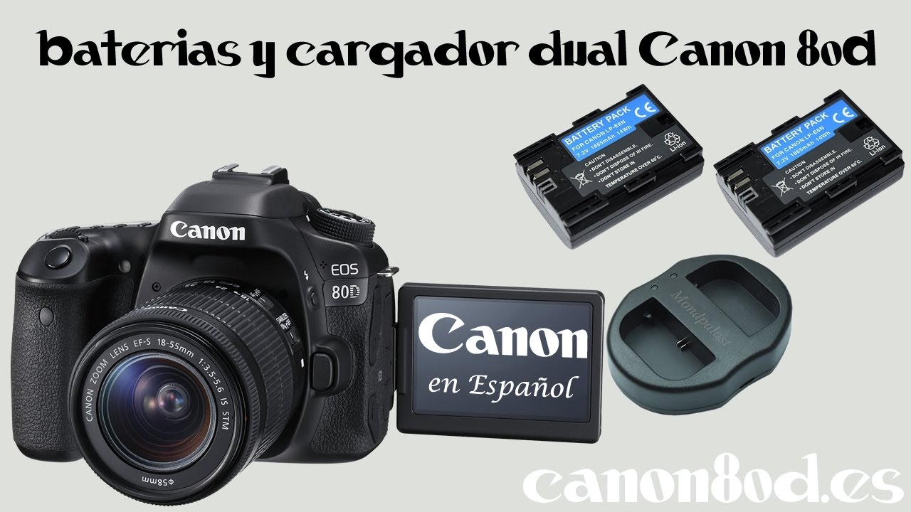 LP-E6 Doble Canal Cargador para Canon EOS 5D marca II III 70D 60D 5Ds R Batería 