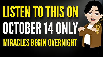 Luister hiernaar op 14 oktober - Miracles Begin Overnight | Abraham Hicks 2025