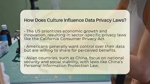 How Does Culture Influence Data Privacy Laws? - Talking Tech Trends