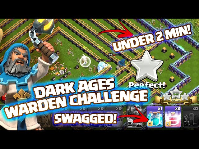 Easily 3 Star the Dark Ages King Challenge (Clash of Clans) 