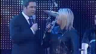 Kim Wilde at the Footy Show