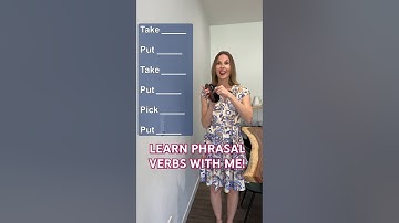 Learn Phrasal Verbs WITH ME and Sound like a NATIVE #learnenglish