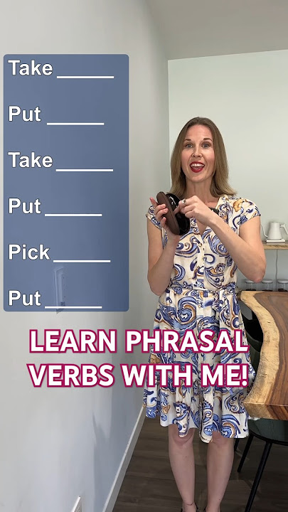 Learn Phrasal Verbs WITH ME and Sound like a NATIVE #learnenglish