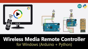Wireless Remote Controller for Windows Media - Create using Arduino & Python Programming