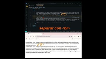🌟📢🚀CURSO HTML GRATIS💰💰¿Sabes cómo separar párrafos sin CSS?📢🚀😎 #html, #htmltutorial, #HTMLbr 👀💻🚢