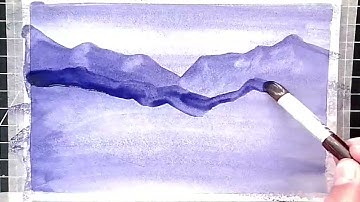 #77 -  Atmospheric Perspective in Watercolor