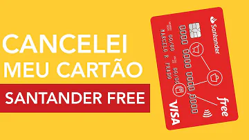 Como cancelar um cartão Santander pelo aplicativo?