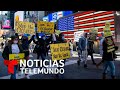 Protestan en Nueva York contra el cierre de los restaurantes | Noticias Telemundo