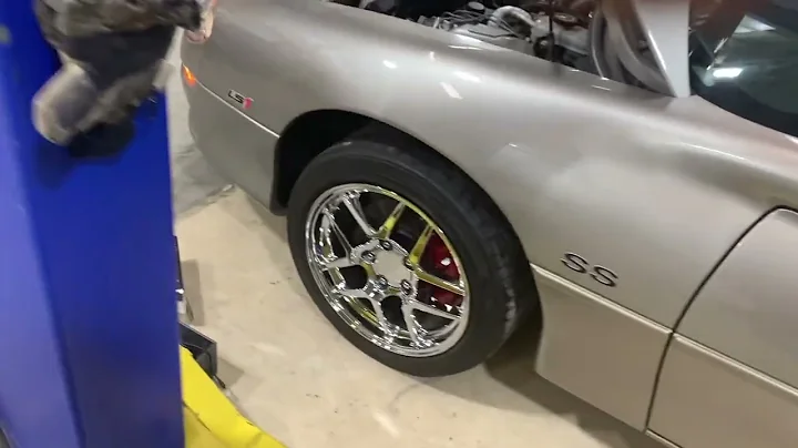 Cranking up new LS3 engine for the first time