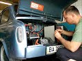Мотор Nissan Leaf в ЗАЗ 965 ( горбатий запорожец)  DIY electric car