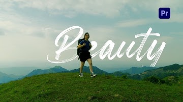 How to Add TEXT Behind  the OBJECTS in Adobe Premiere Pro [Tutorial-2024]