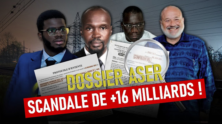 Enquête Exclusive - DOSSIER ASER ! Sur les traces de +16 Milliards en FCFA (EPISODE 1)