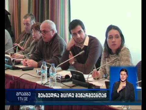 მწვანე ეკონომიკის ხელშეწყობა - შეხვედრა მცირე მეწარმეებთან