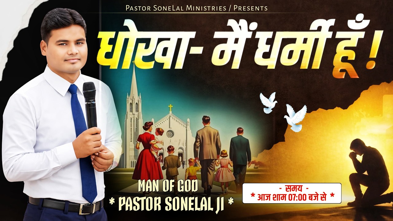 धोखा - मैं धर्मी हूँ || deceive - I am righteous || Sunday Online Meeting || Pastor Soonelal Ji