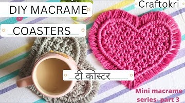 MACRAME COASTERS