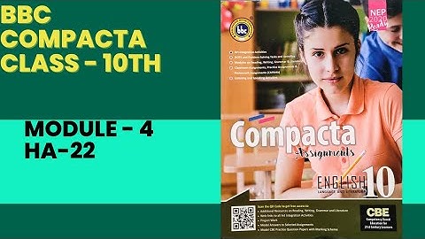 BBC Class10|Module -4|HA-22|Solved & Explained.