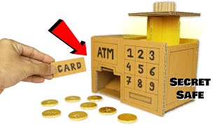 How to Make Mini ATM With Safe Cardboard | DIY Ocean