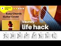 【Vaundy】「life hack」ギター初心者でも弾ける⁉︎完コピ解説動画‼︎