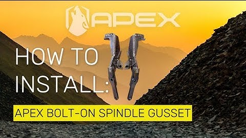 HOW TO INSTALL APEX BOLT ON SPINDLE GUSSET for TOYOTA