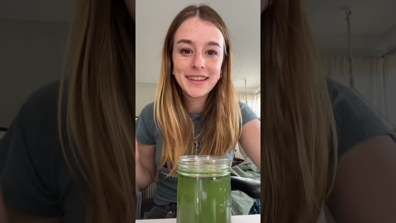 How yall hate on greens THIS IS SO YUMMY #fyp #kialagreens #kialanutrition #greenjuice