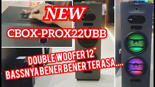 NEW !!! Sharp Speaker Aktif CBOX-PROX22UBB Bassnya tambah Gleerrr