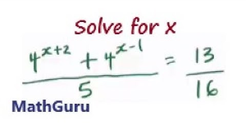 Solving Exponential Equations | Grade 8-9