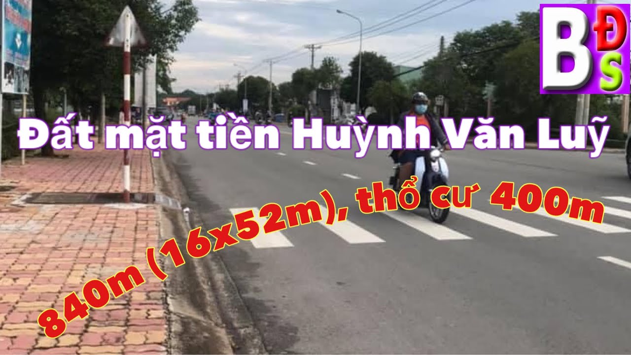✅ Bán đất mặt tiền đường Huỳnh Văn Luỹ, phường Phú Mỹ, Thủ Dầu Một. 16x52m, thổ cư 400m