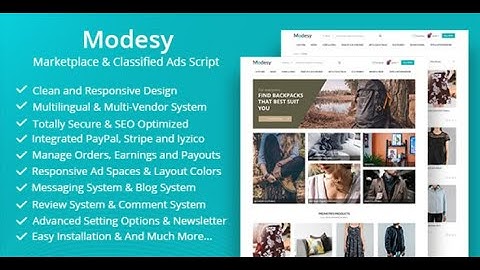 How to Install a Classified Ads Website Easily with Modesy Script